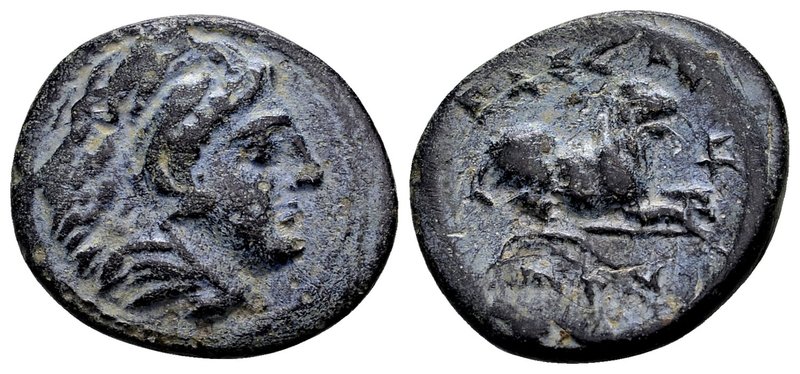 Kingdom of Macedon, Kassander. 
Pella or Amphipolis, 316-306 BC. Æ19, 4.12 g. H...