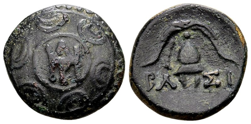 Kingdom of Macedon, Demetrios I Poliorketes. 
Amphipolis, 294-288 BC. Æ16, 4.17...