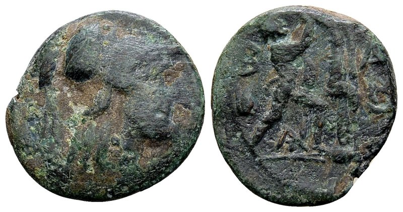 Kingdom of Macedon, Antigonos II Gonatas. 
Pella or Amphipolis, 271-239 BC. Æ18...