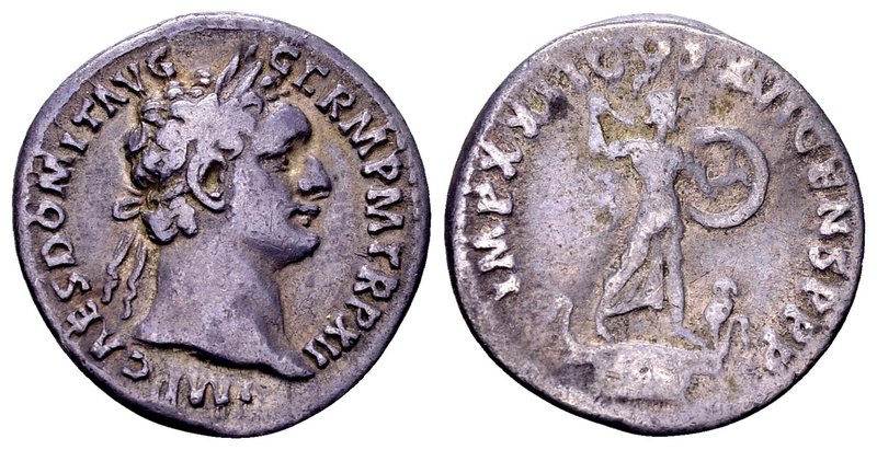 Domitian
Rome, 95 AD. AR denarius, 3.16 g. IMP CAES DOMIT AVG GERM P M TR P XII...