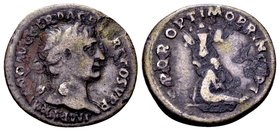 Trajan
Rome, 103-107 AD. AR denarius, 3.18 g. IMP TRAIANO AVG GER DAC P M TR P COS V P P laureate, draped and cuirassed bust right / SPQR OPTIMO PRIN...