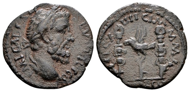 Septimius Severus
Rome, 193 AD. AR denarius, 2,34 g. IMP CAE L SEP SEV PERT AVG...
