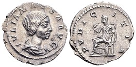 Julia Maesa
Rome, 218-222 AD. AR antoninianus, 2,55 gr. IVLIA MAESA AVG draped bust of Julia Maesa right, hair bound in a bun at back / PVDICITIA Pud...