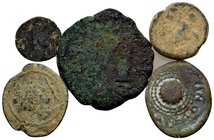 the Lundahl collection (1955-1995)
5 Æ coins, Roman, Byzantine and ancient Greek mints. Mainly Fine. SOLD AS IS. NO RETURN.