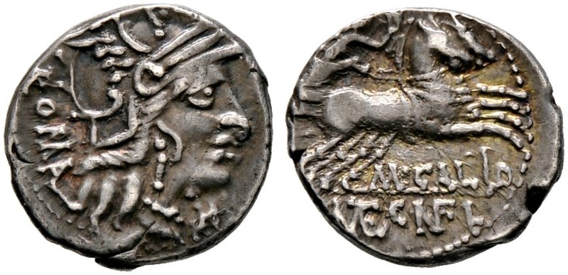 Römische Republik. M. Calidius, Q. Caecilius, Metellos Nepos und Cn. Fulvius 117...