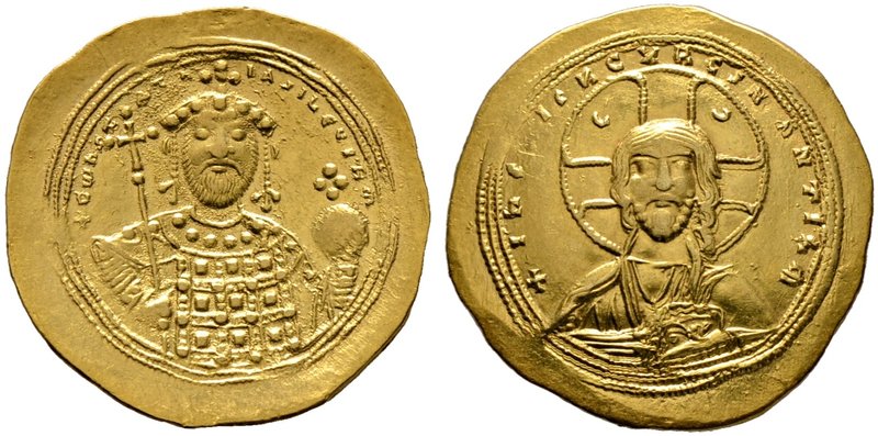 Constantinos IX. Monomachos 1042-1055. Histamenon nomisma (Scyphat) -Constantino...