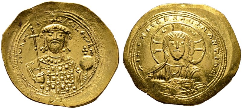 Constantinos IX. Monomachos 1042-1055. Histamenon nomisma (Scyphat) -Constantino...