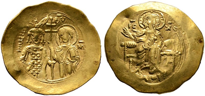 Johannes II. Komnenos 1118-1143. Hyperpyron (Scyphat) -Constantinopolis-. Mutter...