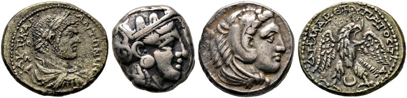 Griechische, keltische, römische, byzantinische und orientalische Münzen. 3 Stüc...