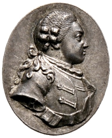 Frankreich-Königreich. Louis XVIII. 1814, 1815-1824. Kleine ovale, einseitige Si...