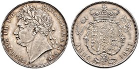 Großbritannien. George IV. 1820-1830. Halfcrown 1821. Spink 3807.
selten in dieser Erhaltung, feine Patina, winzige Kratzer, vorzüglich-prägefrisch