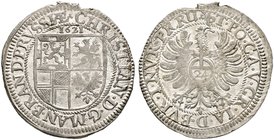 Brandenburg-Bayreuth. Christian 1603-1655. Kipper- 24 Kreuzer 1621 -Kulmbach-. Stempel von Conrad Stutz. Münzmeister Hans Rentzsch und Jonas Rüdel (Dr...