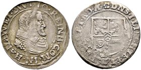 Hanau-Lichtenberg. Johann Reinhard I. 1599-1625. Kipper-Teston o.J. -Willstädt-. Suchier - vgl. 348/347, EuL 66 var., Slg. Voltz 271 var. 3,9 g
aus le...