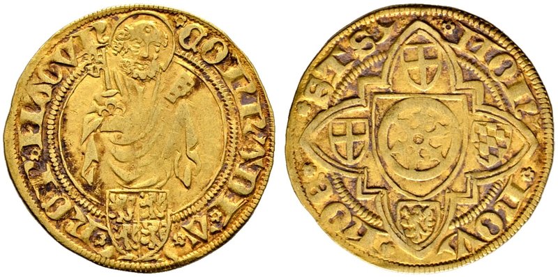 Mainz, Erzbistum. Konrad III. von Dhaun 1419-1434. Goldgulden o.J. (1420) -Höchs...