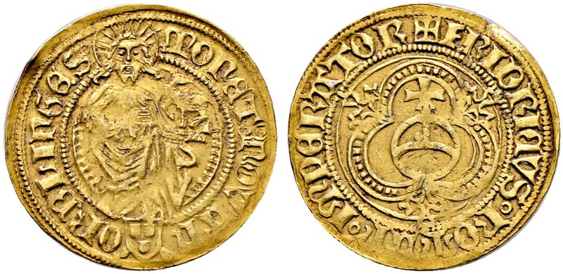 Nördlingen, Reichsmünzstätte. Friedrich III., römischer Kaiser 1452-1493, Pfandi...