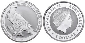 Australia. Elizabeth II. 1 dollar. 2017. P. Ag. Encapsulada por NGC como MS69. Est...50,00.