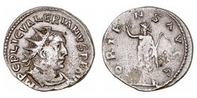 Valeriano I
Antoniniano. VE. (253-260). R/ORIENS AVGG. 3.22g. RIC.107. MBC/MBC-.