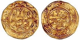 Califato de Córdoba
Hixem II
Dinar. AV. Al Andalus. 390 H. 4.09g. V.543. Muy escasa. MBC.