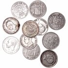 Lotes de Conjunto
50 Céntimos. AR. Lote de 11 monedas. 1880 (3), 1881, 1885, 1892, 1904, 1910, 1926 (3). MBC+ a BC.