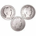 Estados Unidos
1/2 Dólar. AR. Lote de 3 monedas. 1903, 1907 y 1908 O. KM.116. RC.