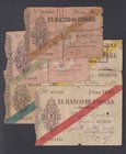 Guerra Civil-Zona Republicana, Banco de España
Banco de España, Gijón
Emisión 1936. Serie de 5 valores. 5, 10, 25, 50 y 100 Pesetas. ED.380-384. Rot...
