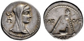  The Collection of Roman Republican Coins of a Student and his Mentor Part III   P. Sulpicius Galba. Denarius 69, AR 3.93 g. Veiled and diademed head ...