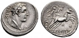 The Collection of Roman Republican Coins of a Student and his Mentor Part III   Faustus Cornelius Sulla. Denarius 56, AR 4.01 g. FELIX Diademed bust ...