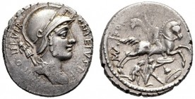  The Collection of Roman Republican Coins of a Student and his Mentor Part III   P. Fonteius P.f. Capito . Denarius 55, AR 3.72 g. P·FONTEIVS·P·F – CA...