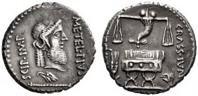  The Collection of Roman Republican Coins of a Student and his Mentor Part III   Q. Caecilius Metellus Pius Scipio and P. Licinius Crassus Iunianus. D...