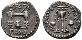  The Collection of Roman Republican Coins of a Student and his Mentor Part III   Q. Caepio Brutus and L. Sestius Pro. Q. Quinarius, mint moving with B...