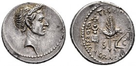  The Collection of Roman Republican Coins of a Student and his Mentor Part III   T. Sempronius Graccus. Denarius 40 or later, AR 3.62 g. Laureate head...