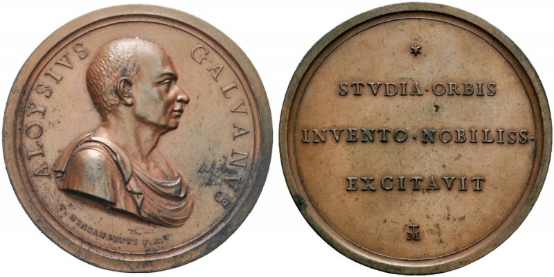MEDAGLIE ITALIANE
BOLOGNA
Luigi Galvani, 1737-1798. Medaglia s. data opus T. M...
