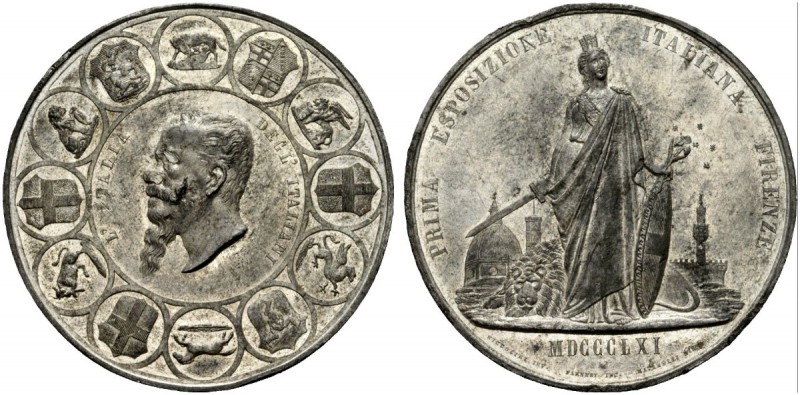 MEDAGLIE ITALIANE
FIRENZE
Vittorio Emanuele II, 1849-1878. Medaglia 1861 opus ...
