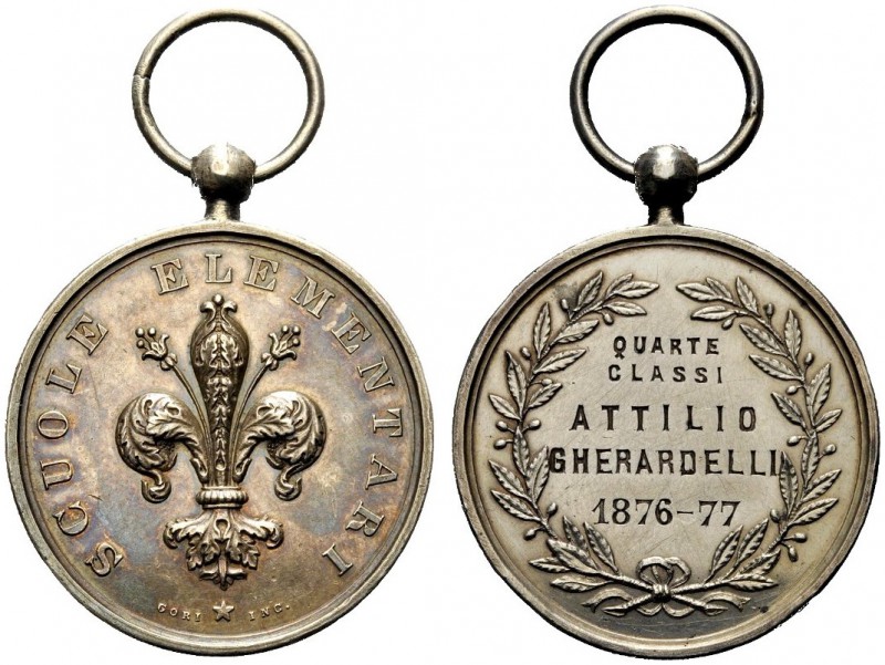 MEDAGLIE ITALIANE
FIRENZE
Vittorio Emanuele II, 1849-1878. Medaglia premio 187...