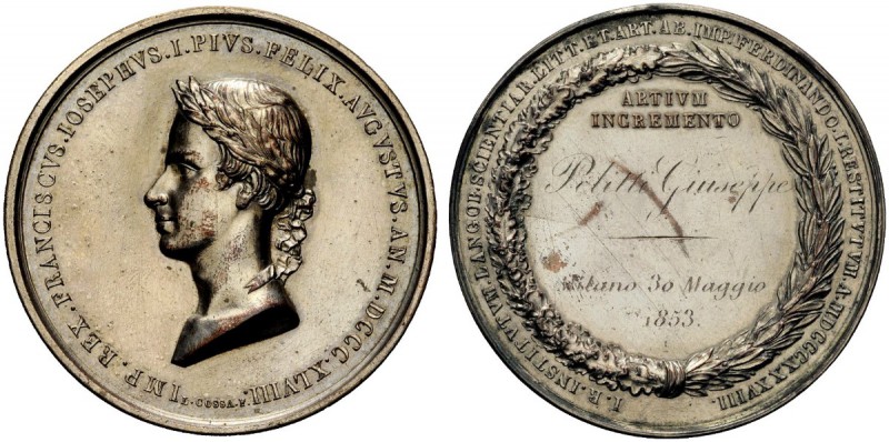 MEDAGLIE ITALIANE
MILANO
Francesco Giuseppe I d’Austria, 1848-1859. Medaglia 1...