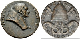 MEDAGLIE PAPALI
ROMA (Se non diversamente indicato)
San Pasquale I, 817-824. Medaglia di restituzione. Æ gr. 31,74 mm 39,8 Busto del Pontefice a d. ...