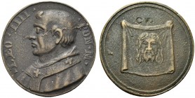 MEDAGLIE PAPALI
ROMA (Se non diversamente indicato)
San Leone IV, 847-855. Medaglia di restituzione. Æ gr. 21,25 mm 43 Busto del Pontefice a s. a ca...