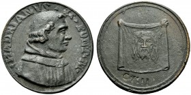 MEDAGLIE PAPALI
ROMA (Se non diversamente indicato)
Adriano II, 867-872. Medaglia di restituzione. Æ gr. 23,08 mm 42 Busto del Pontefice a d. con ca...