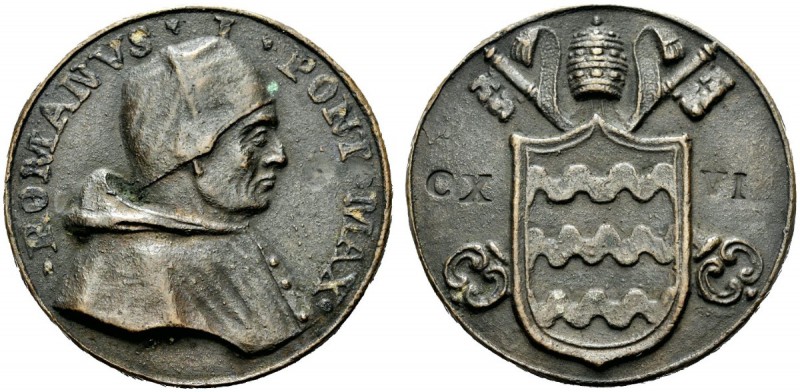 MEDAGLIE PAPALI
ROMA (Se non diversamente indicato)
Romano, 897. Medaglia di r...