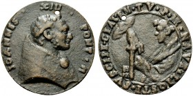 MEDAGLIE PAPALI
ROMA (Se non diversamente indicato)
Giovanni XIII, 965-972. Medaglia di restituzione. Æ gr. 25,76 mm 38 Busto del Pontefice a s. a t...