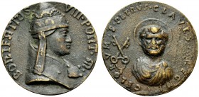 MEDAGLIE PAPALI
ROMA (Se non diversamente indicato)
Bonifacio VIII (Benedetto Caetani), 1294-1303. Medaglia di restituzione. Æ gr. 26,16 mm 40,9 Bus...