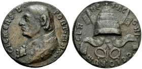 MEDAGLIE PAPALI
ROMA (Se non diversamente indicato)
Clemente V (Bertrand de Goth), 1305-1314. Medaglia di restituzione. Æ gr. 37,22 mm 41,5 Busto de...