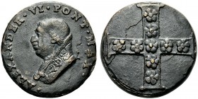 MEDAGLIE PAPALI
ROMA (Se non diversamente indicato)
Alessandro VI (Rodrigo de Borja y Borja), 1492-1503. Medaglia di restituzione fusa opus anonimo....
