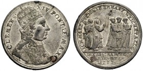 MEDAGLIE PAPALI
ROMA (Se non diversamente indicato)
Clemente XIV (Lorenzo Ganganelli), 1769-1774. Medaglia 1773. MB gr. 10,66 mm 3. Spink 1929var. F...