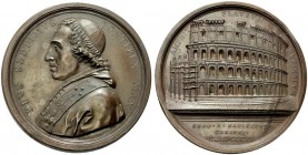 MEDAGLIE PAPALI
ROMA (Se non diversamente indicato)
Pio VII (Barnaba Chiaramonti), 1800-1823. Medaglia 1807 opus T. Mercandetti. Æ gr. 144,12 mm 68 ...