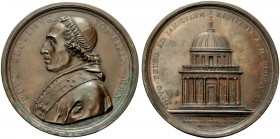 MEDAGLIE PAPALI
ROMA (Se non diversamente indicato)
Pio VII (Barnaba Chiaramonti), 1800-1823. Medaglia 1807 opus T. Mercandetti. Æ gr. 99,48 mm 67,5...