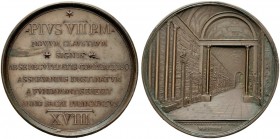 MEDAGLIE PAPALI
ROMA (Se non diversamente indicato)
Pio VII (Barnaba Chiaramonti), 1800-1823. Medaglia 1819 opus T. Mercandetti. Æ gr. 122,17 mm 68 ...