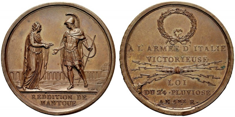 MEDAGLIE NAPOLEONICHE
Periodo Napoleonico, dal 1795 al 1815. 
Medaglia 1797 op...