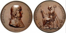 MEDAGLIE NAPOLEONICHE
Periodo Napoleonico, dal 1795 al 1815. 
Medaglia 1797 opus Manfredini. Æ gr. 80,80 mm 63 NAPOLEONE BONAPARTE Busto di Napoleon...