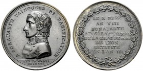 MEDAGLIE NAPOLEONICHE
Periodo Napoleonico, dal 1795 al 1815. 
Medaglia 1800 opus Chavanne. Æ gr. 41,93 mm 43 Busto di Bonaparte in uniforme a s., te...